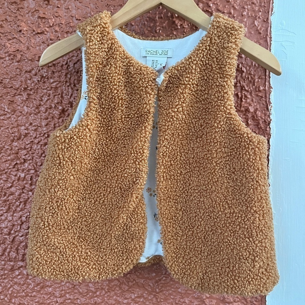 4T Brown Sherpa Vest